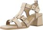 Carmela Elegante High Heel Sandalen Beige Dames - Thumbnail 15