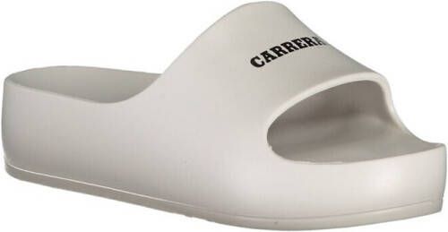 Carrera Witte Polyethyleen Plateau Slippers met Logo White Dames - Foto 3