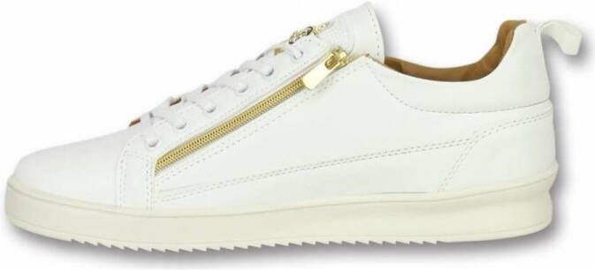 Cash Money Heren Schoenen Heren Sneaker Bee White Gold CMS97 Wit Maten:
