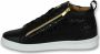 Cash Money Heren Schoenen Heren Sneaker Croc Black Gold CMS98 Zwart Maten: - Thumbnail 2