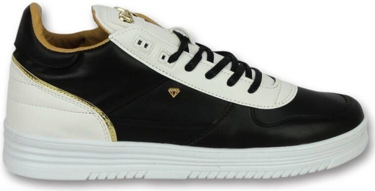 Cash Money Schoenen Heren Online Mannen Sneaker Luxury Black White CMS72 Zwart Maten: