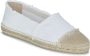 Castañer Espadrilles met Glitterfinish en Contrasterende Inzet White Dames - Thumbnail 2