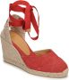 Castañer Carina 8 002 Sleehak Espadrilles Red Dames - Thumbnail 2