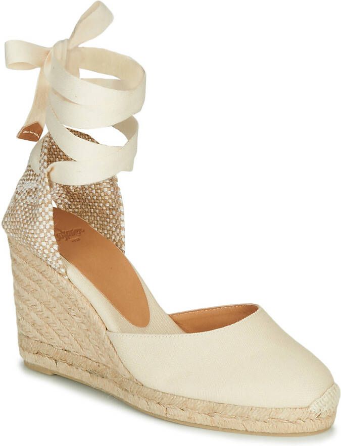 Castañer Verhoog je zomerse stijl met hoge hak sandalen White Dames - Foto 12
