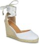 Castañer Verhoog je zomerse stijl met hoge hak sandalen White Dames - Thumbnail 2