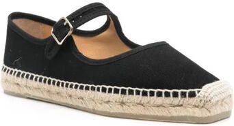 Castañer Zwarte platte schoenen met gespsluiting
