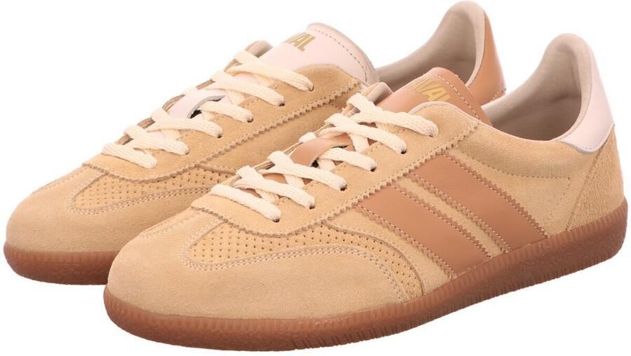 Caval Dames sneaker asymmetrisch in beige suede - Foto 4
