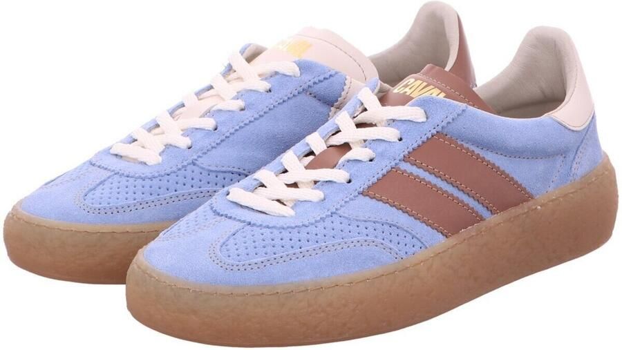 Caval dames sneaker asymmetrisch blauwe suede - Foto 2