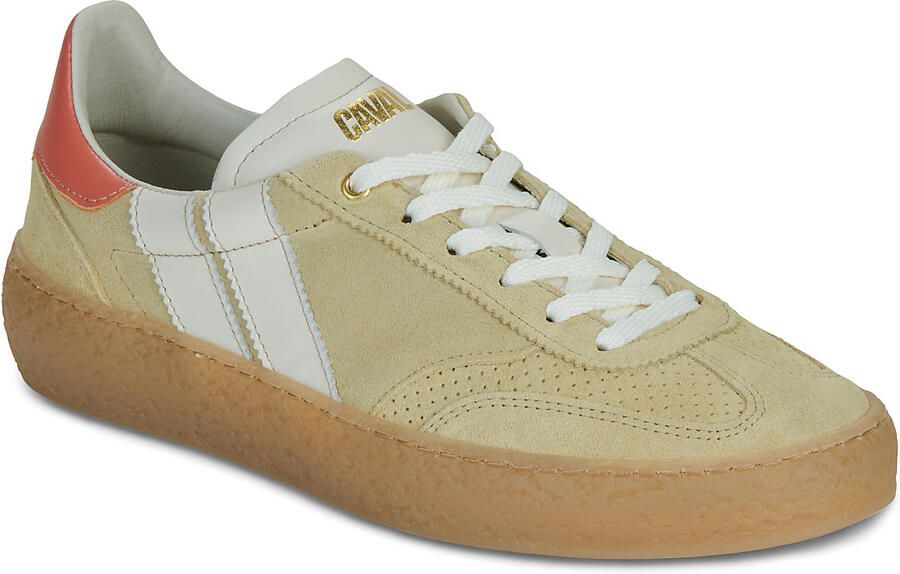 Caval dames sneaker asymmetrisch in beige suede - Foto 2
