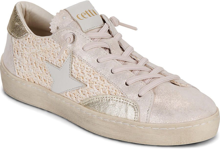 Cetti Lage Sneakers C-1342-SRA-V26-SATURNO-RAFIA-NATURAL