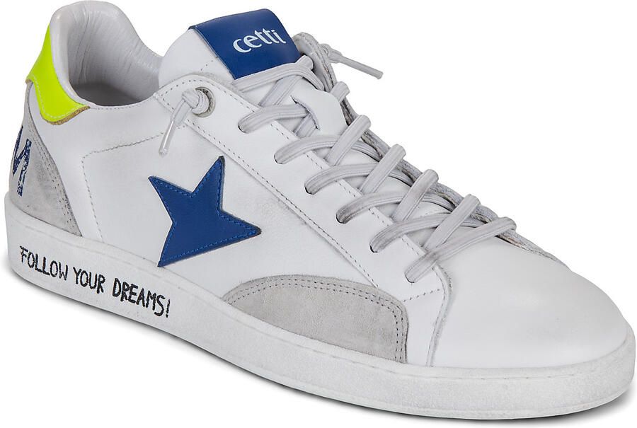Cetti Lage Sneakers C-1342-V26-USED-NATURE-BLANCO-FLUOR
