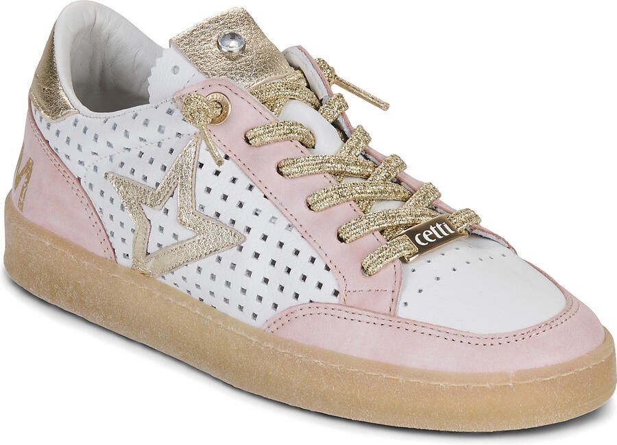 Cetti Lage Sneakers C-1400-SRA-V26-SIOUX-ROSE-BLANCO