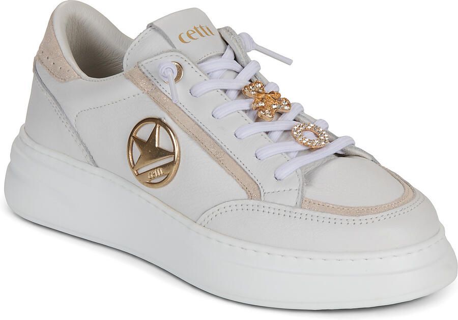 Cetti Lage Sneakers C-1401-SRA-V26-NATURE-BLANCO