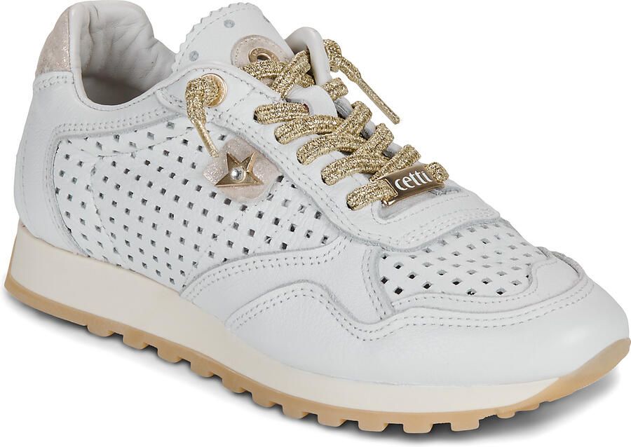 Cetti Lage Sneakers C-848-SRA-V26-NATURE-BLANCO-ORO