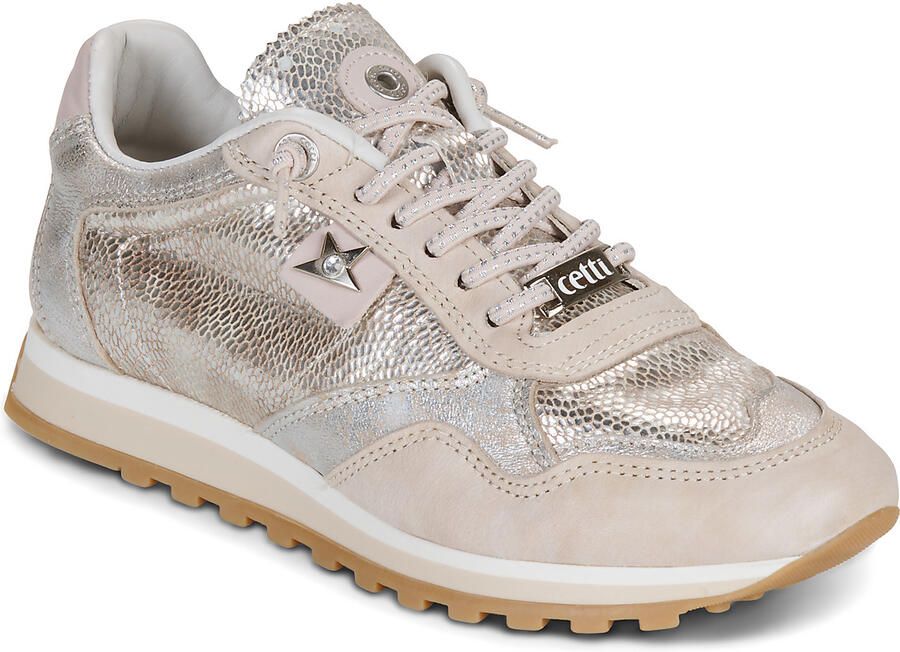 Cetti Lage Sneakers C-848-SRA-V26-SNAKE-PLATA-VIEJA