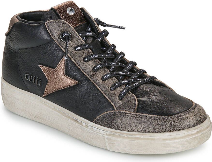 Cetti Hoge Sneakers C-1333-SRA-INV26-USED-NATURE-NEGRO