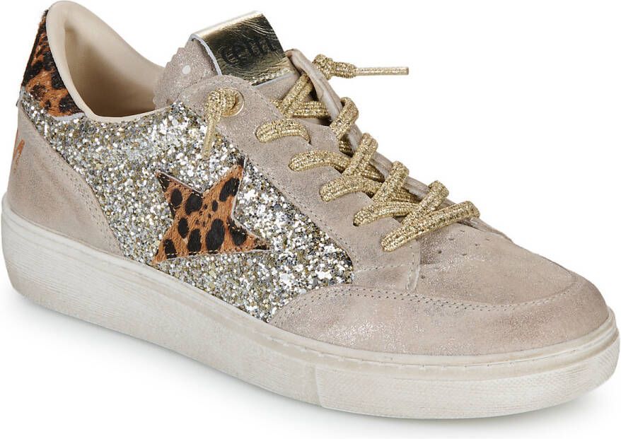 Cetti Lage Sneakers C-1400-SRA-EXP-INV26-SATURNO-GLITTER-CHAMPAGNE