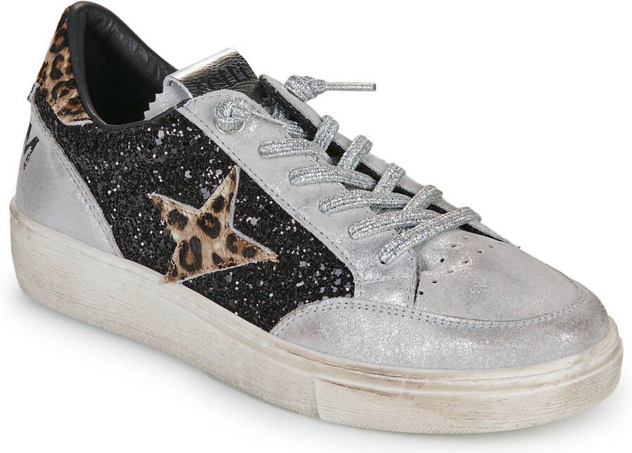 Cetti Lage Sneakers C-1400-SRA-EXP-INV26-SATURNO-GLITTER-SILVER