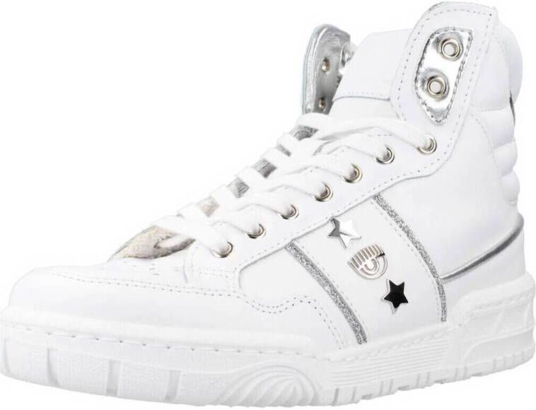 Chiara Ferragni Sneakers SNE CF1 HIGH WHITE LEATH