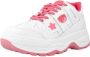 Chiara Ferragni Collection Eyefly Wit Roze Leren Sneaker White Dames - Thumbnail 3