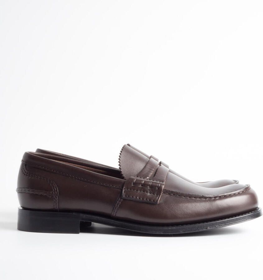 Church's Zwarte Leren Loafer met Versterkendeaad Mod. Pembrey Black Heren - Foto 6
