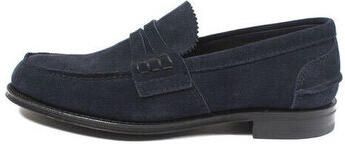 Church's Blauwe Suède Mocins Blue Heren - Foto 2