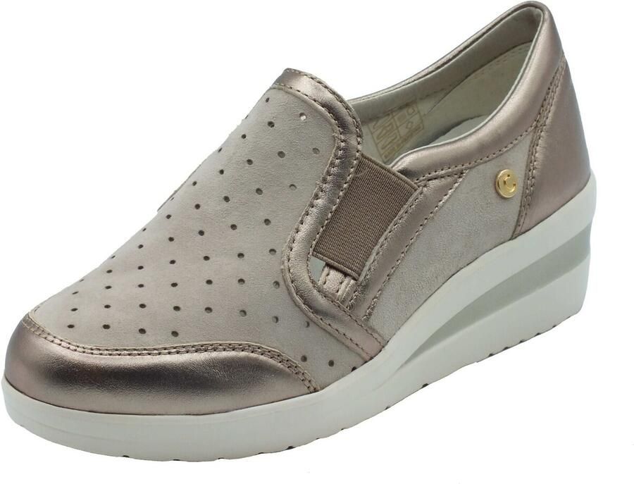 Cinzia Soft Mocassins IV119829A Gravel