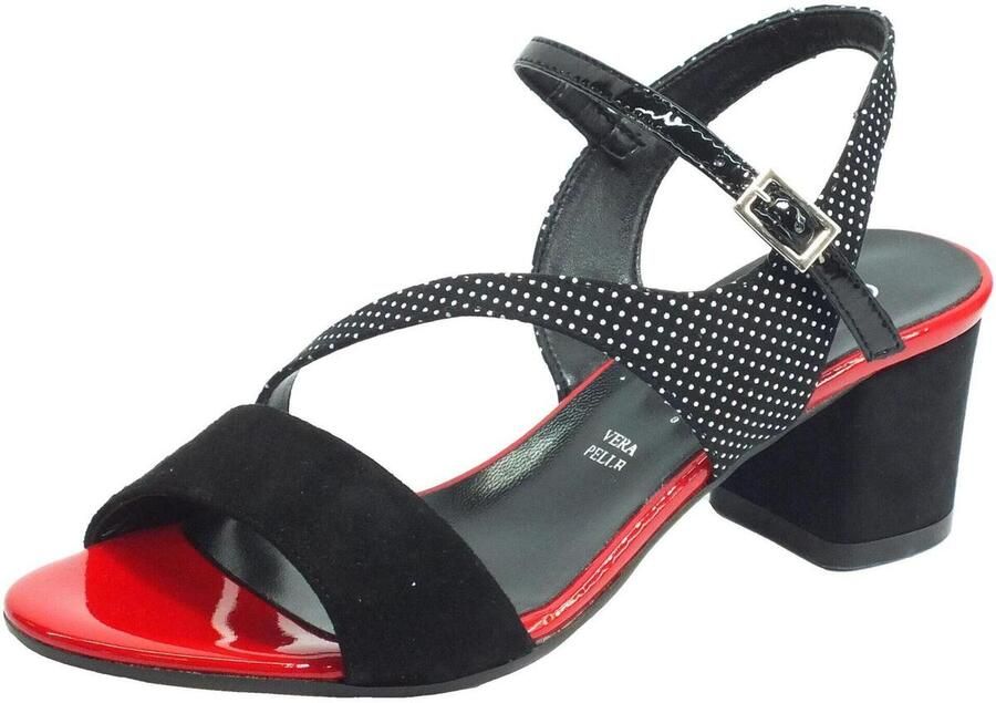 Cinzia Soft Sandalen IBBF962 Camoascio Poisse Nero