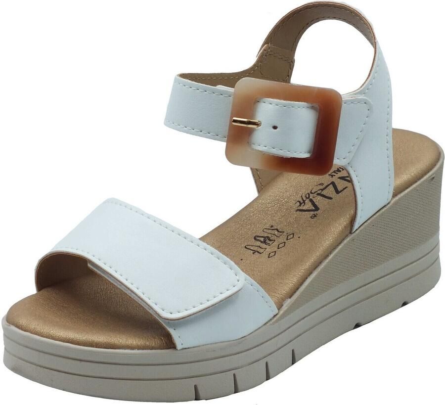 Cinzia Soft Sandalen met sleehak LF153