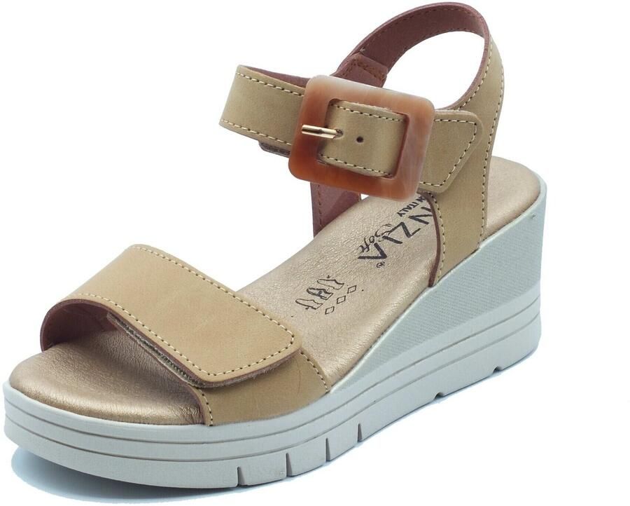 Cinzia Soft Sandalen met sleehak LF153A