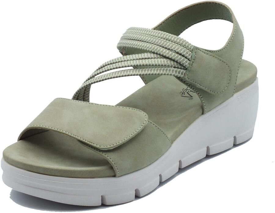 Cinzia Soft Sandalen met sleehak MCS110 Lt