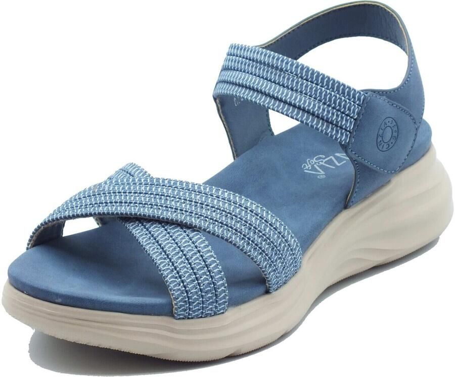 Cinzia Soft Sandalen met sleehak MCS114