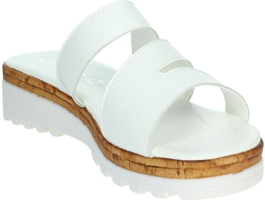 Cinzia Soft Flat Sandals White Dames - Foto 3