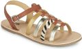 Citrouille et Compagnie Platte sandalen MAYANA - Bruin