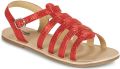 Citrouille et Compagnie Platte sandalen MAYANA - Rood