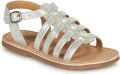 Citrouille et Compagnie Platte sandalen MAYANA - Zilver