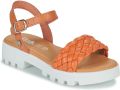 Citrouille et Compagnie Sandalen met sleehak NASAKO - Oranje