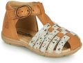 Citrouille et Compagnie Platte sandalen RINE - Bruin
