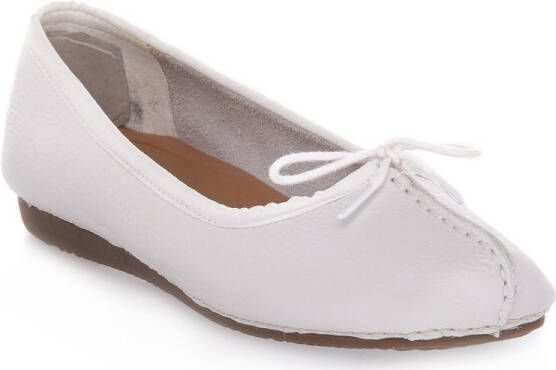 Clarks Ballerina's FRECKLE ICE WHITE
