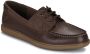 Clarks Heren Moccassin Van Leer In Bruin Kleur - Thumbnail 2