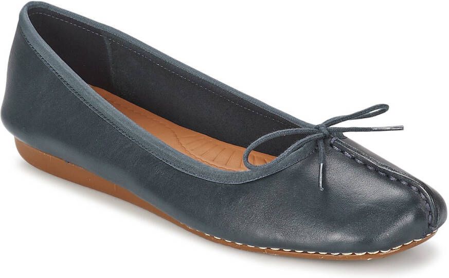 Clarks Ballerina's Freckle Ice Slipper flats slipper met strikjes - Foto 4