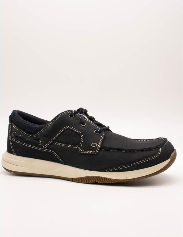 Clarks Shoes Sailview Lace Schoenen Blauw Man - Foto 3