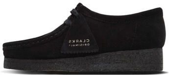 Clarks Bootschoenen Wallabee Suede Black Suede