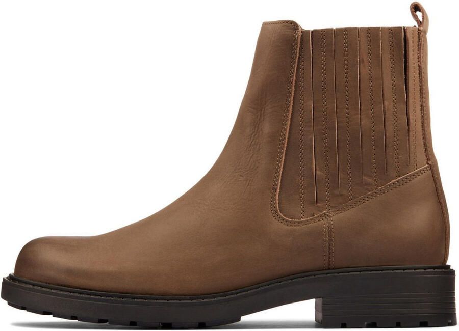Clarks Gedurfde Chelsea Boot in Bruin Leer Brown Dames - Foto 6