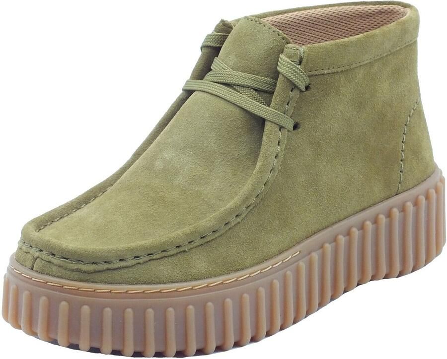 Clarks Shoes Torhill Moss Booties Groen 1 2 Vrouw - Foto 2