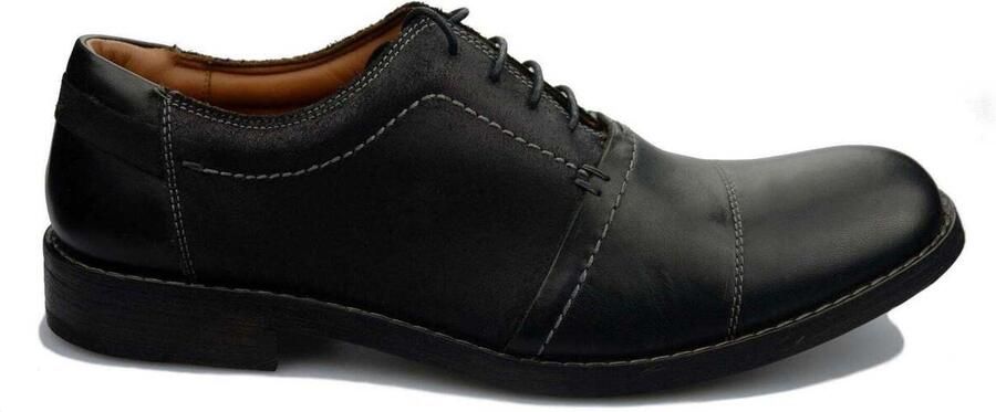 Clarks Getit Man heren veterschoen zwart waterdicht - Foto 2