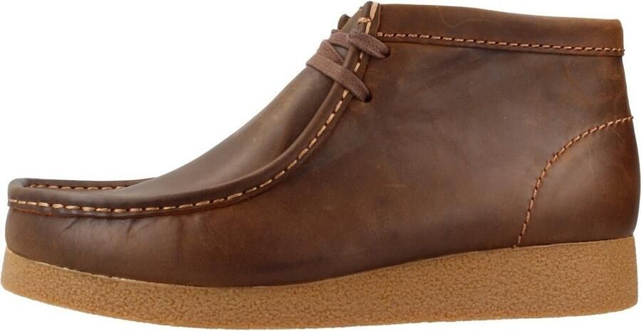 Clarks WallabeeEVO BT Heren Veterschoenen Leer Bruin - Foto 5