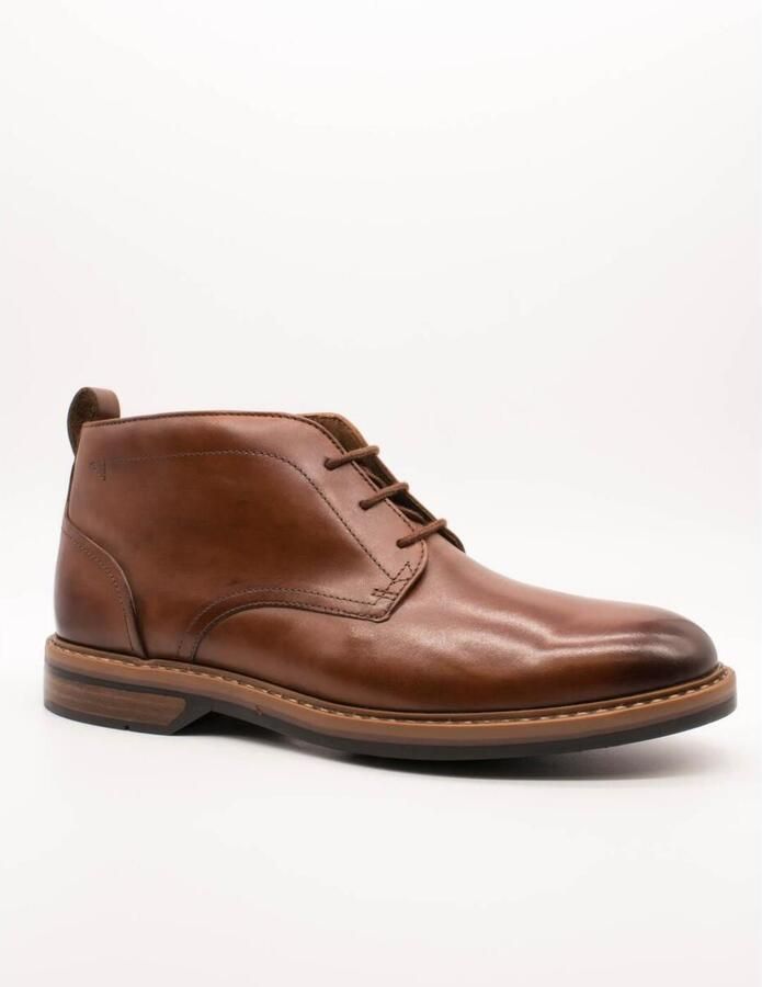 Clarks Shoes Clarks Heren Bottine Aldwin Chukka Cognac - Foto 2
