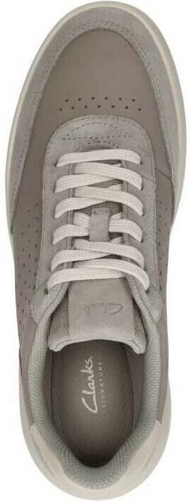 Clarks Grijze Leren Veterschoenen voor Vrouwen Gray Dames - Foto 3