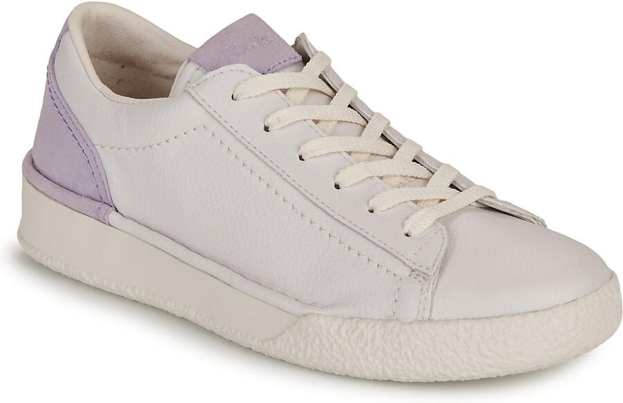 Clarks CraftCup Walk Sneaker White Dames - Foto 2